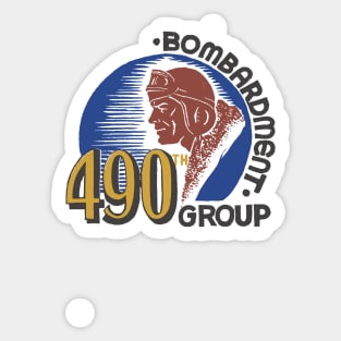 Large Logo 490th BG Sticker